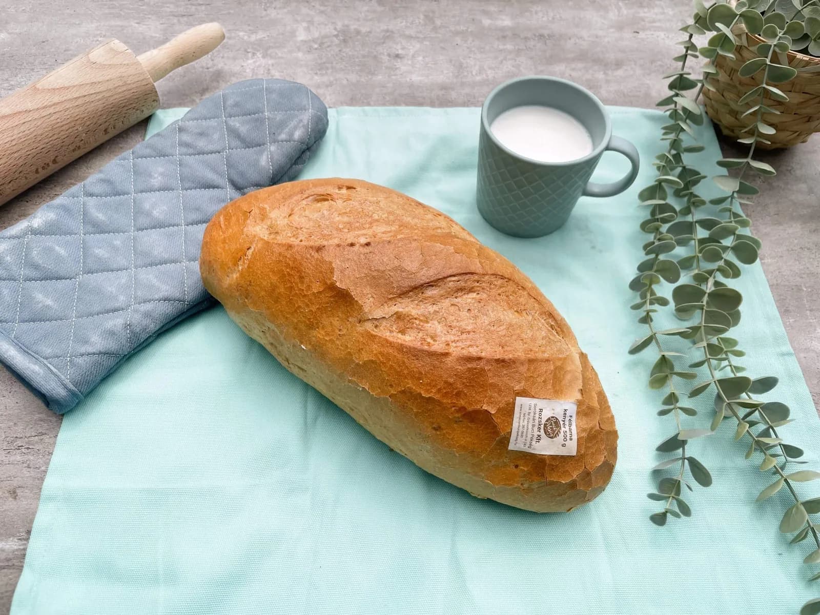 Félbarna kenyér 0,5 kg