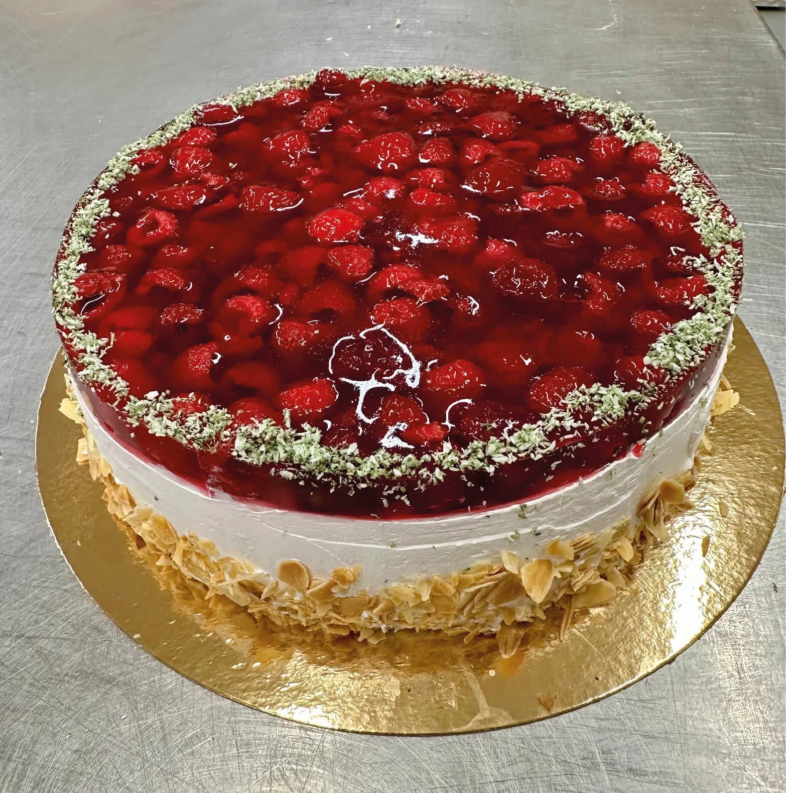 Túrókrémes gyümölcs torta