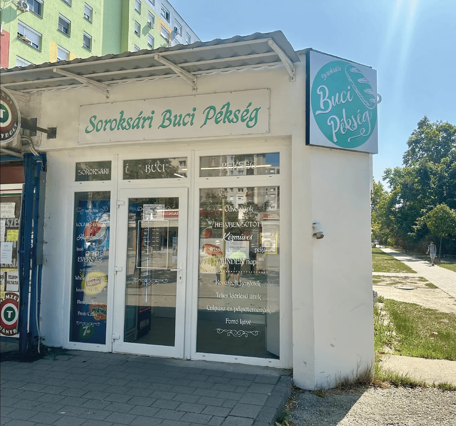 Karácsony Sándor utca 19. — Soroksári Buci Pékség üzlet